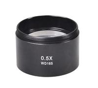 Uqezagpa Objectif de microscope stéréo 0,5/0,7X pour microscope vidéo industriel 47 mm/48 mm