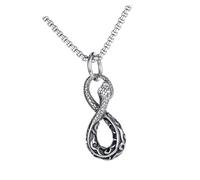 Uqezagpa Ouroboros Collier avec pendentif serpent en acier inoxydable avec breloque gothique pour homme, 60, Acier inoxydable