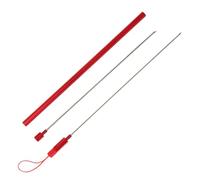 Uqezagpa Outil de dégonflage portable pour poissons - Pour la pêche - Aiguille creuse - Aiguille de forage rapide - Ver de terre - Pour les pêcheurs à la ligne
