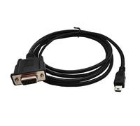 Uqezagpa Panneau PC USB Host vers RS232 Adaptateur DB9 Prise femelle Chip Driver Cable Noir