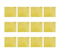 Uqezagpa Panneaux époxy standard 3240 à cellules au lithium pour isolation de batterie renforcé en fibre de verre 12 unités par paquet Isolateur en fibre de verre époxy industriel jaune