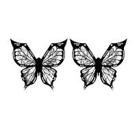 Uqezagpa Papillon pour eyeliners multifonction aide rapide maquillage outil pour sourcils cils lèvres ligne estampage
