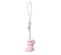Uqezagpa Peluche Flocage Puppy Bear Mobile Accessoire Peluche Ours Chiot Pendentif pour Téléphone Portable et Sacs Chaîne de Téléphone Unique Accessoire de Mode Jeunesse, taille unique, Comme décrit