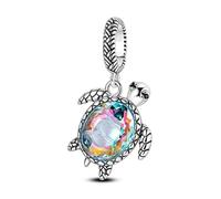 Uqezagpa Pendentif en forme de cœur inspiré des animaux de compagnie avec patte de chat et tortues, One Size, Comme décrit, Comme décrit.