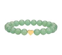 Uqezagpa Perle ronde brillante en cristal - Bijou extensible pour occasions décontractées ou formelles - Bijoux en cristal multicolore en forme de cœur, taille unique, Comme décrit