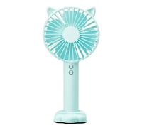 Uqezagpa Petit ventilateur de voyage rechargeable léger électrique adapté pour une utilisation en intérieur et en extérieur