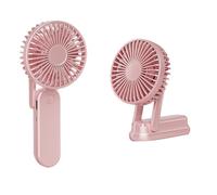 Uqezagpa Petit ventilateur électrique pliable avec batterie rechargeable USB 5000 mAh pour étudiant