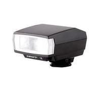 Uqezagpa Petite lampe de poche pour appareils photo numériques avec angle réglable de 0 à 90 degrés avec port de synchronisation PC et numéro guide GN20 externe pour DSLR