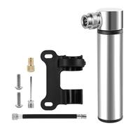 Uqezagpa Petites pompes à vélo haute pression avec jauge pour un gonflage précis des pneus, adaptateur universel en aluminium, poids léger, pompes à vélo haute pression