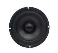 Uqezagpa Pilote de basse avec capuchon en métal de 10,2 cm, cadre rigide et réponse transitoire rapide pour systèmes Hi-Fi et haut-parleurs tweeter