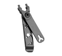 Uqezagpa Pince de réparation compacte à huit mille cycles avec poignée de pneu, poignée de pneu, outil central permanent en alliage d'aluminium pour cyclisme en alliage d'aluminium