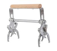 Uqezagpa Pinces en acier inoxydable pour cadre d'apiculture avec poignée en bois lisse pour sécuriser le cadre de ruche