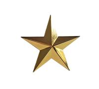 Uqezagpa Pin's en forme d'étoile à cinq branches pour décoration de costume accessoire de vêtements pour homme, 3cm, Métal