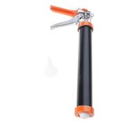 Uqezagpa Pistolet à calfeutrer professionnel en aluminium avec buse précise pour application de mastic, tâches de collage, réparation de verre à domicile