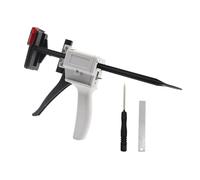 Uqezagpa Pistolet manuel en silicone pour colle dentifrice Tube extrudeuse Tube Machine à presser pour mastic et outil de réparation