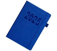 Uqezagpa Planificateur journalier 2025 annuel complet de décembre à décembre avec couverture rigide et mensuel coloré
