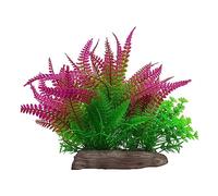 Uqezagpa Plante artificielle pour aquarium - Décoration d'aquarium - Simulation d'aménagement paysager - Ornement aquatique vivant - Pour débutants - Flottant - Véritable eau douce vivante