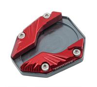 Uqezagpa Plaque de support de pied de moto pour Mmax2 110p Enduring Kickstand Foot Side Stand Extension Pad Plate