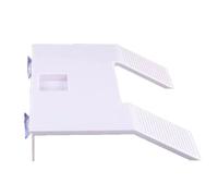 Uqezagpa Plateforme d'escalade en forme de tortue pour aquarium, spacieuse zone de bronzage, design antidérapant, rampes d'escalade pour intérieur et extérieur