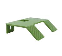 Uqezagpa Plateforme d'escalade en forme de tortue pour aquarium, spacieuse zone de bronzage, design antidérapant, rampes d'escalade pour intérieur et extérieur