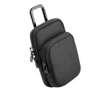 Uqezagpa Pochettes de rangement portables avec mousqueton en métal 600D texture nylon pour appareils sonores numériques