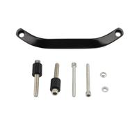 Uqezagpa Poignées d'appui arrière pour passager, ensembles de rails de levier de préhension en aluminium pour sièges de moto, accessoires de moto, poignée pour passager