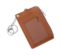 Uqezagpa Porte-badge portable en cuir pour homme, BN, Beauté de masse