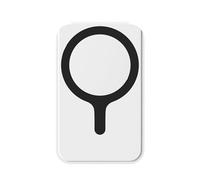 Uqezagpa Porte-cartes compact antidérapant pour téléphone 16 15 14 13 12, blanc