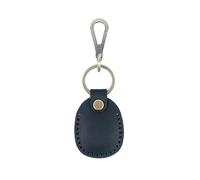 Uqezagpa Porte-cartes pratique et robuste en cuir PU - Design élégant en forme de goutte - Accessoire pour bureau, école et appartement, Noir , Size 12.5x4.5cm/4.92x1.77inch