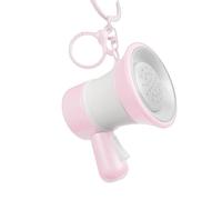 Uqezagpa Porte-clés amusant avec haut-parleurs miniatures changeant de voix pour fêtes