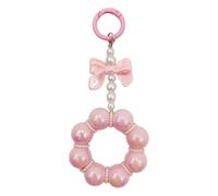 Uqezagpa Porte-clés élégant fait à la main avec perles pour téléphone portable, chaîne de téléphone portable, cordon de téléphone pour femmes, bijoux à la mode pendentif de téléphone, taille unique