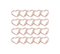 Uqezagpa Porte-clés en alliage robuste en forme de cœur pour chien, boucle de fabrication de bijoux pour sacs, sacs à main, bijoux, accessoires de sac individualisés, Grand, Comme décrit, Comme décrit