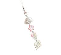 Uqezagpa Porte-clés en résine avec breloque en forme de cerf-volant - Accessoire décoratif pour adolescents, enfants et adultes - Carillon à vent et appareil photo, C, Hanging rope