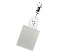 Uqezagpa Porte-clés lampe de poche portable avec batterie rechargeable par USB en acrylique LED pour sac à main, porte-clés portable