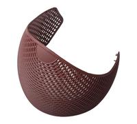 Uqezagpa Porte-hijab souple en polycarbonate pour écharpe avec design léger, idéal pour les femmes, look pour compléter la mode, Marron et rouge., taille unique