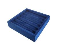 Uqezagpa Présentoir à bijoux en velours exquis pour bagues et boucles d'oreilles - Plateau de présentation portable pour femme - Organisateur de magasin de bijoux