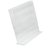 Uqezagpa Présentoir à bijoux transparent avec plusieurs niveaux pour bagues élégantes, accessoires de vitrine, panneau d'accessoires multicouches, affichage de bijoux multicouche