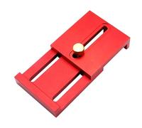 Uqezagpa Règle de charpentier de précision pour mesurer la profondeur en alliage d'aluminium, outil de sciage des écarts pour le travail du bois et l'artisanat