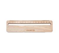 Uqezagpa Règle de dessin en bois - Règles de suivi de lecture pour bas de Noël - Pour enfant, étudiant, dessin, lecture, mesure