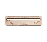 Uqezagpa Règle de dessin en bois - Règles de suivi de lecture pour bas de Noël - Pour enfant, étudiant, dessin, lecture, mesure