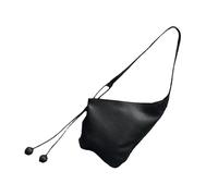 Uqezagpa Sac à bandoulière élégant en cuir pour femme, sac à main à bandoulière réglable avec sangle amovible, petit sac à bandoulière pour femme, Noir