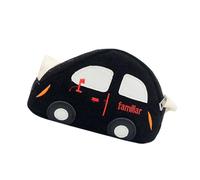 Uqezagpa Sac à bandoulière en toile délicate en forme de voiture pour enfants, petit sac à bandoulière pour filles, cadeau d'anniversaire, sac à main en toile, Noir , One Size