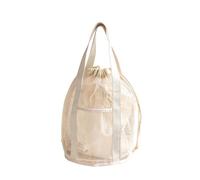 Uqezagpa Sac à cosmétiques de voyage grande capacité Sac à main avec sac de plage pliable décontracté avec 2, crème, Size 2.5x1.3cm/0.98x0.51in