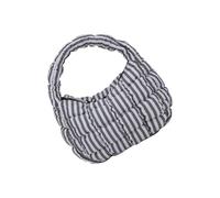 Uqezagpa Sac à main matelassé en nylon léger et tendance avec fermeture éclair sur le dessus pour un usage quotidien, Noir , One Size