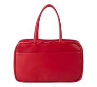 Uqezagpa Sac à main moderne pour femme en cuir synthétique avec poignée sur le dessus, style rétro avec des designs pratiques et élégants, sac à main pour femme, Rouge, One Size