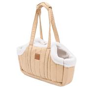Uqezagpa Sac à main pour animal domestique, sac de transport pour chat, sac de transport doux, grande capacité avec sangle respirante, sac de transport pour animaux de compagnie