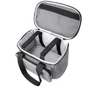 Uqezagpa Sac à main spacieux avec fond amovible pour protéger les outils de presse à chaud, pochettes de rangement pour machine à presser, étui de voyage compact