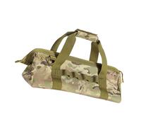 Uqezagpa Sac à outils de camping plié, grande capacité, ouverture large, sac de rangement pour piquet de tente, piquets et marteaux, accessoires portables
