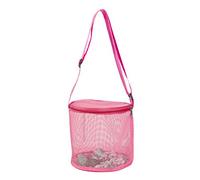 Uqezagpa Sac de rangement coloré en maille pour collection de jouets de plage, sable extérieur, sac à bandoulière pour enfants, filles, sacs à dos isothermes, petits sacs résistants au sable