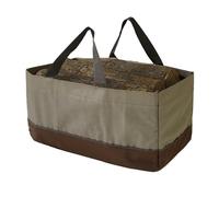 Uqezagpa Sac de rangement extérieur imperméable pour bois de chauffage - Sac de transport de bûches pour bois de chauffage - Organisateurs faciles à transporter